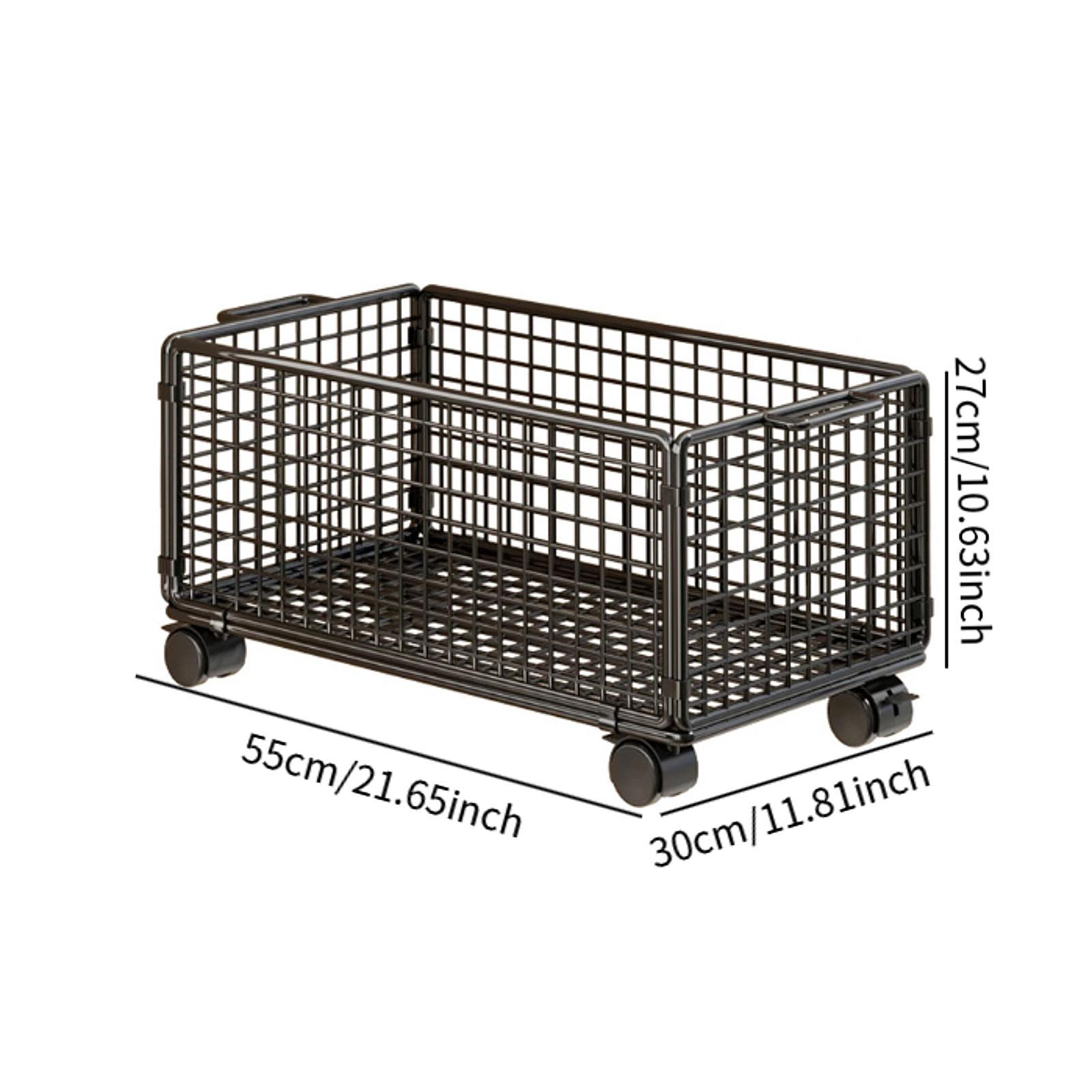 Book Cart Rolling - Wózek do przechowywania pod biurkiem, siatkowy