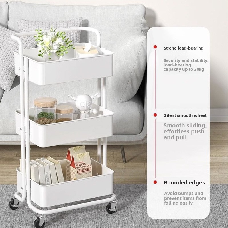 Book Cart Rolling - Mobilny wózek do przechowywania akcesoriów do