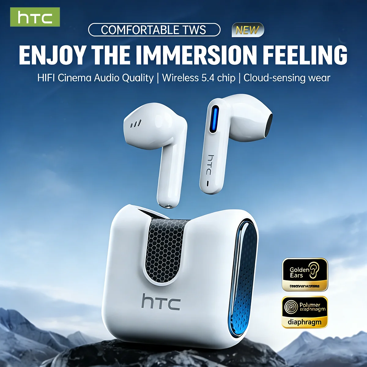 Telephone Headset Office - Słuchawki Bluetooth HTC NE49 V6.0 TWS