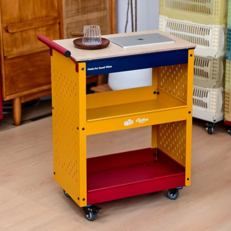 Book Cart Rolling - Wózek na kółkach z półkami typu