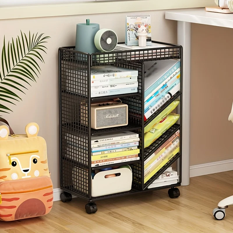 Book Cart Rolling - Wózek na książki na kółkach -